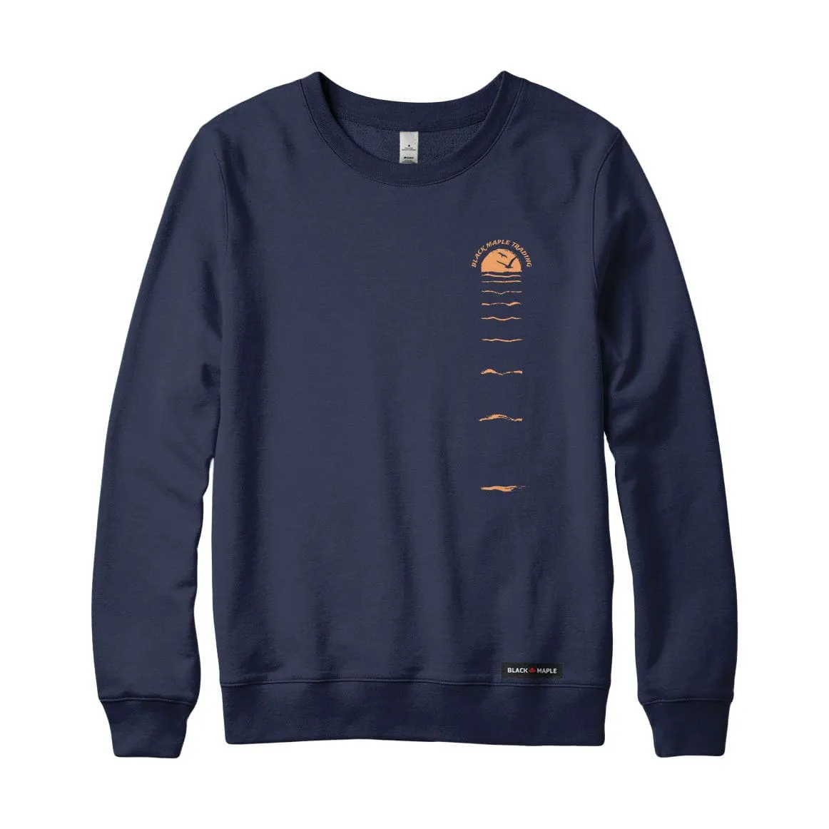 Sunset Reflection Crewneck Sweatshirt sold by Black Maple Trading product image thumbnail 2