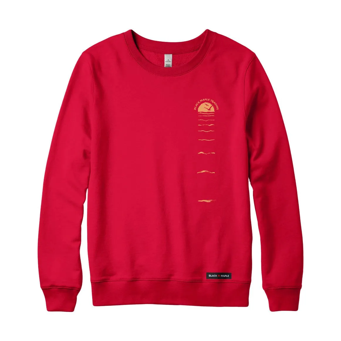 Sunset Reflection Crewneck Sweatshirt sold by Black Maple Trading
