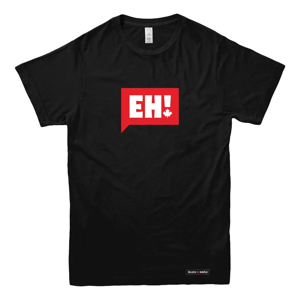 Eh! Logo T-shirt sold by Black Maple Trading