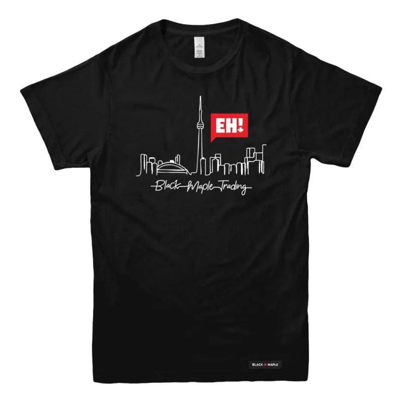 Kith Kith Toronto Skyline Vintage Tee - Black | Parallel