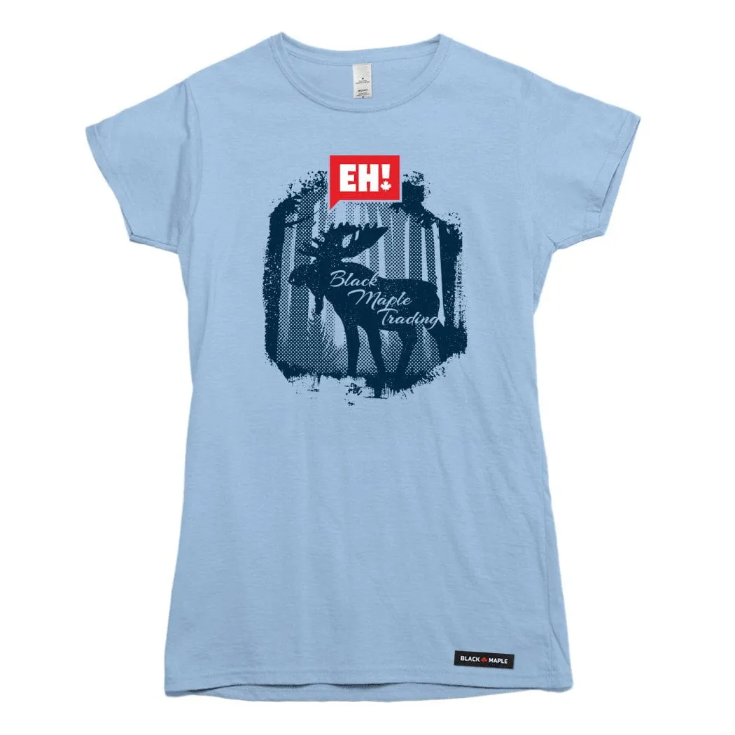 Eh! Moose Forest T-shirt sold by Black Maple Trading product image thumbnail 4