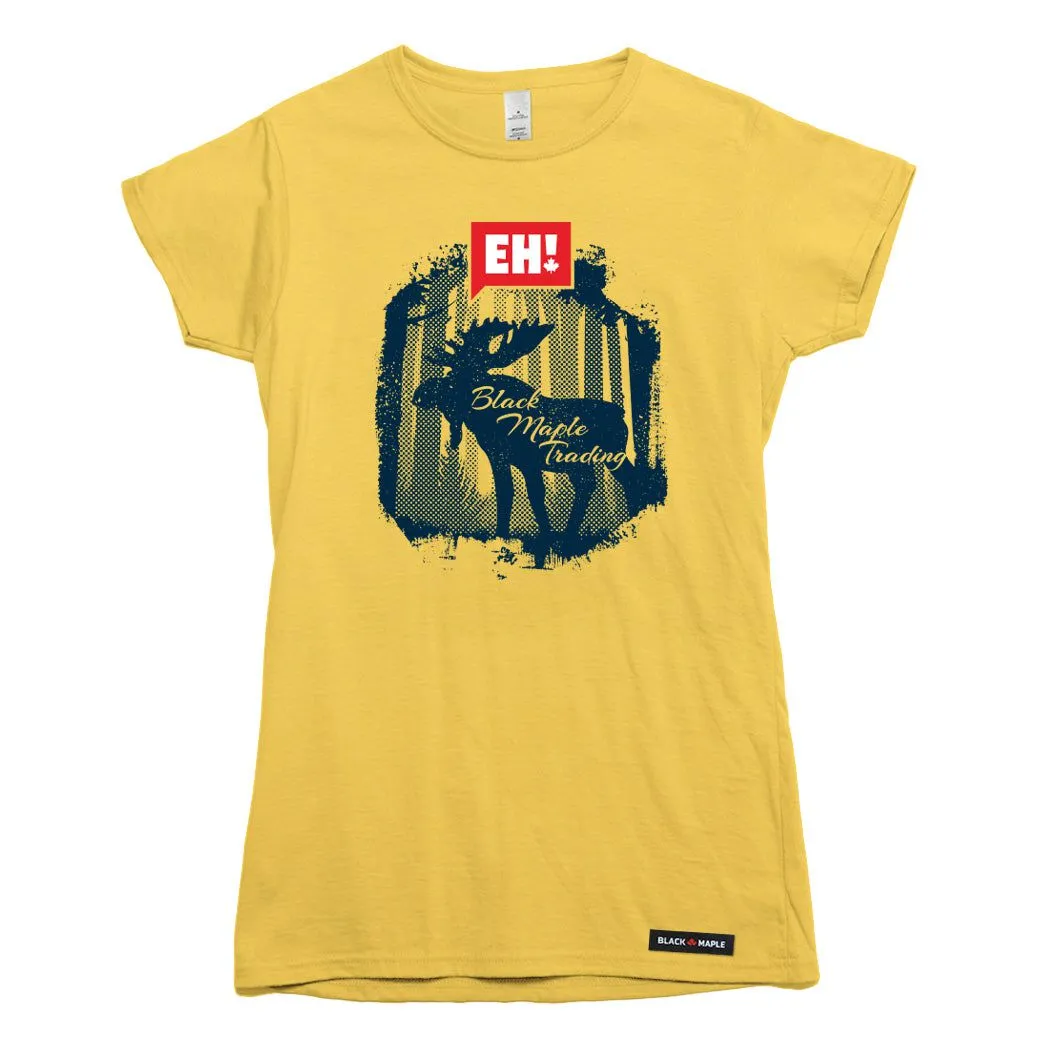 Eh! Moose Forest T-shirt sold by Black Maple Trading product image thumbnail 2