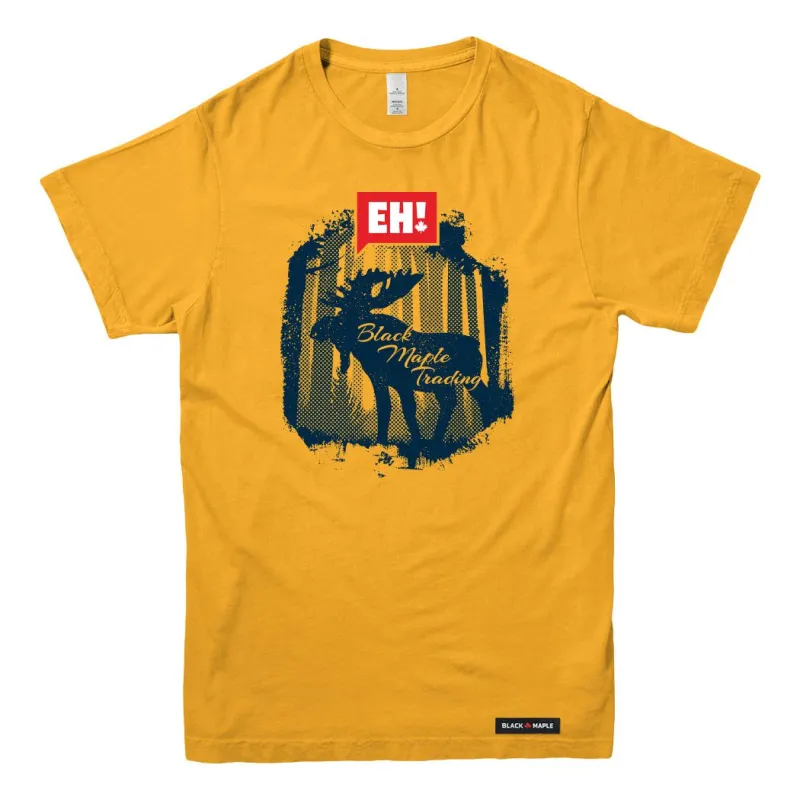 Eh! Moose Forest T-shirt sold by Black Maple Trading