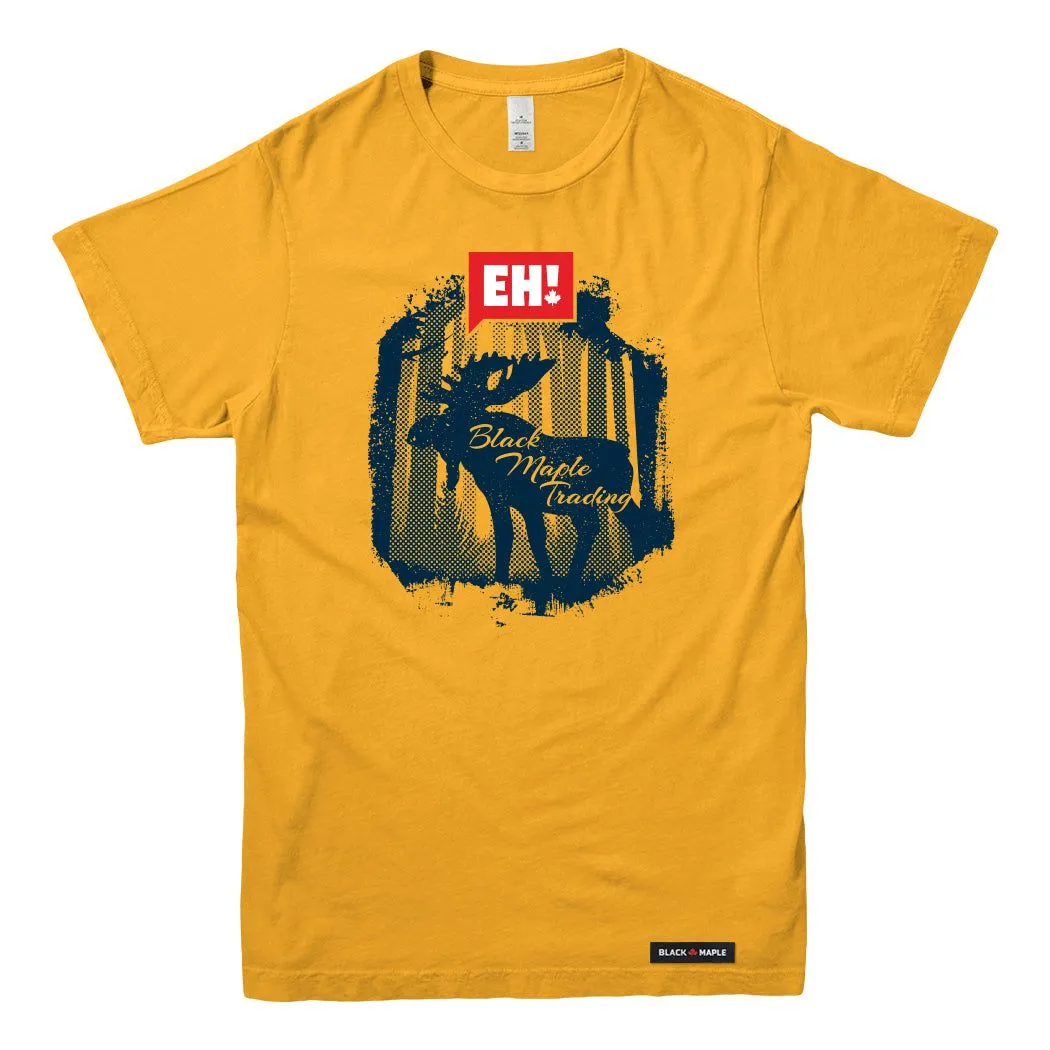 Eh! Moose Forest T-shirt sold by Black Maple Trading