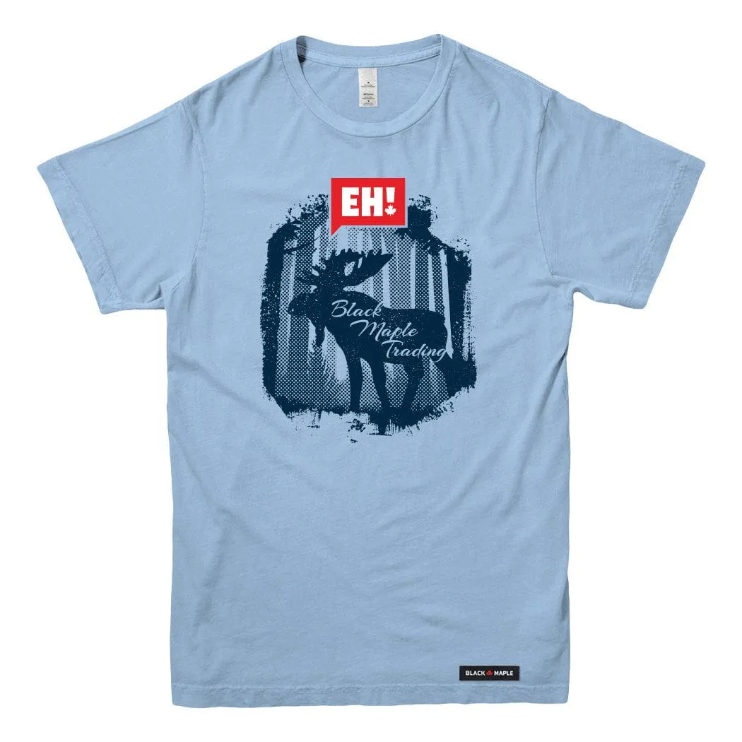 Eh! Moose Forest T-shirt sold by Black Maple Trading product image thumbnail 3