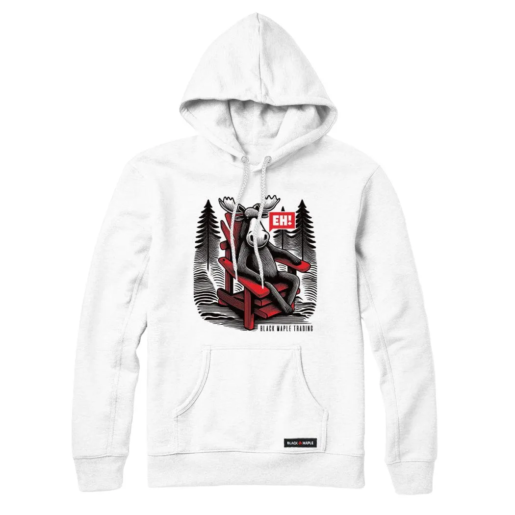 Eh! Moose and Muskoka Chair Logo Sweatshirt or Hoodie sold by Black Maple Trading product image thumbnail 4
