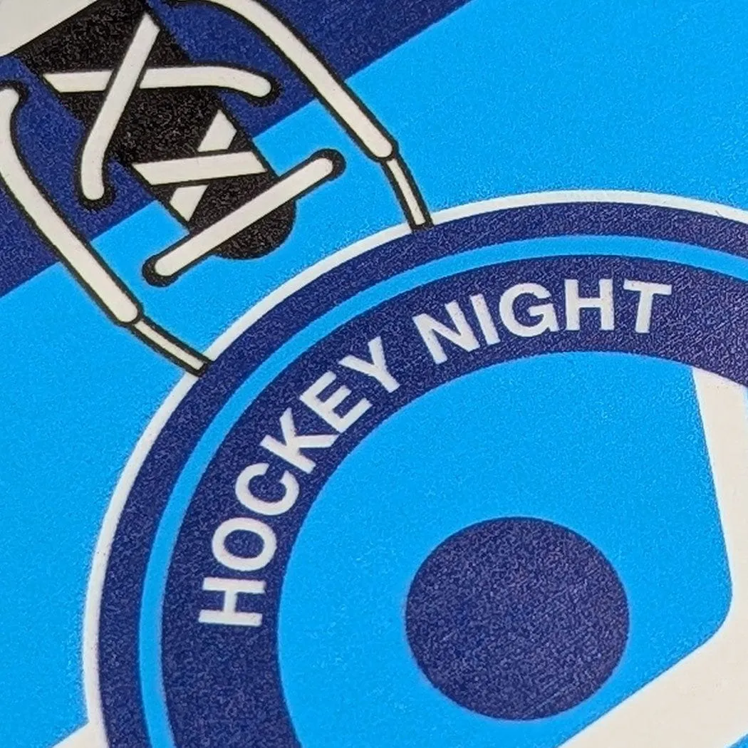 Retro Hockey Night in Canada Luggage Tag sold by Black Maple Trading product image thumbnail 3