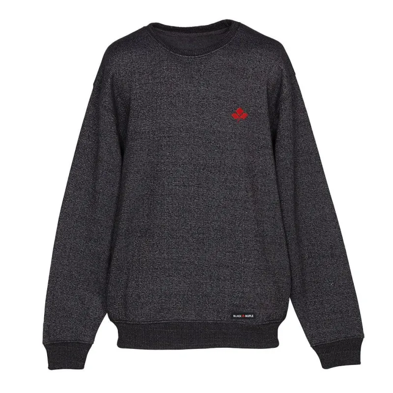 BMTC Leaf Embroidery Nantucket Sweatshirt made by Black Maple Trading