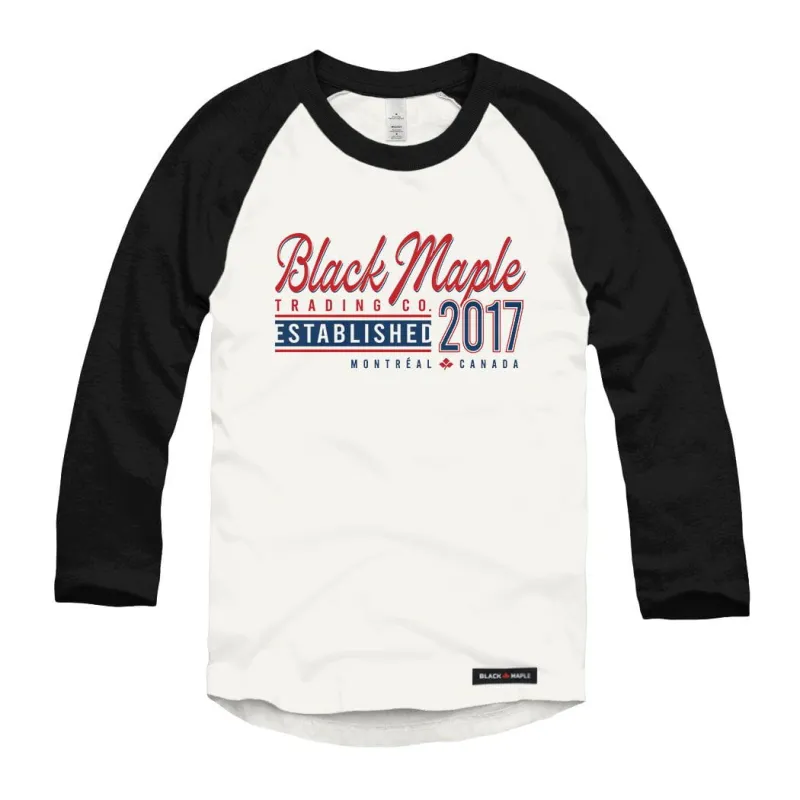 Black Maple Trading Established Raglan Baseball Shirt sold by Black Maple Trading