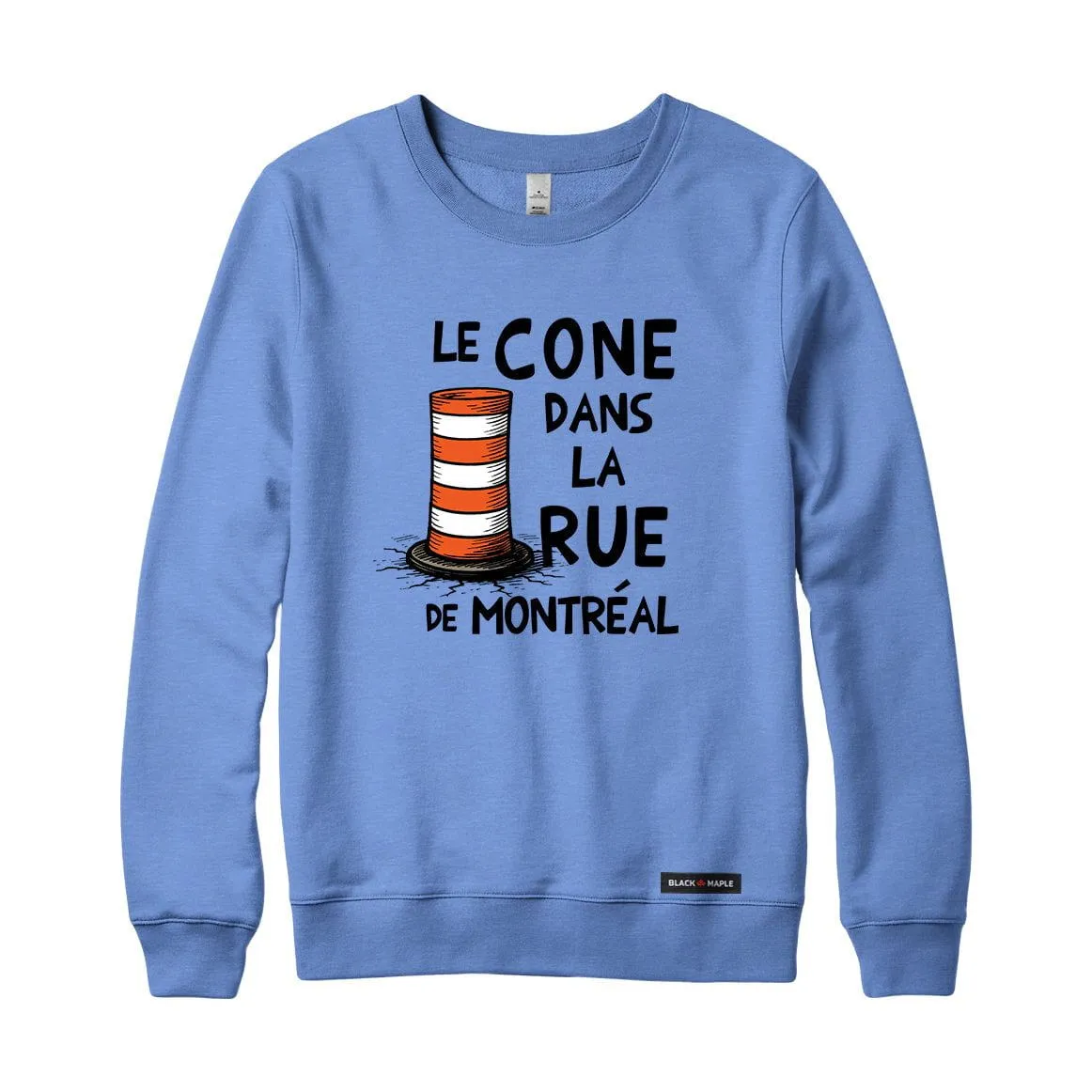 Le Cone Dans La Rue Sweatshirt sold by Black Maple Trading