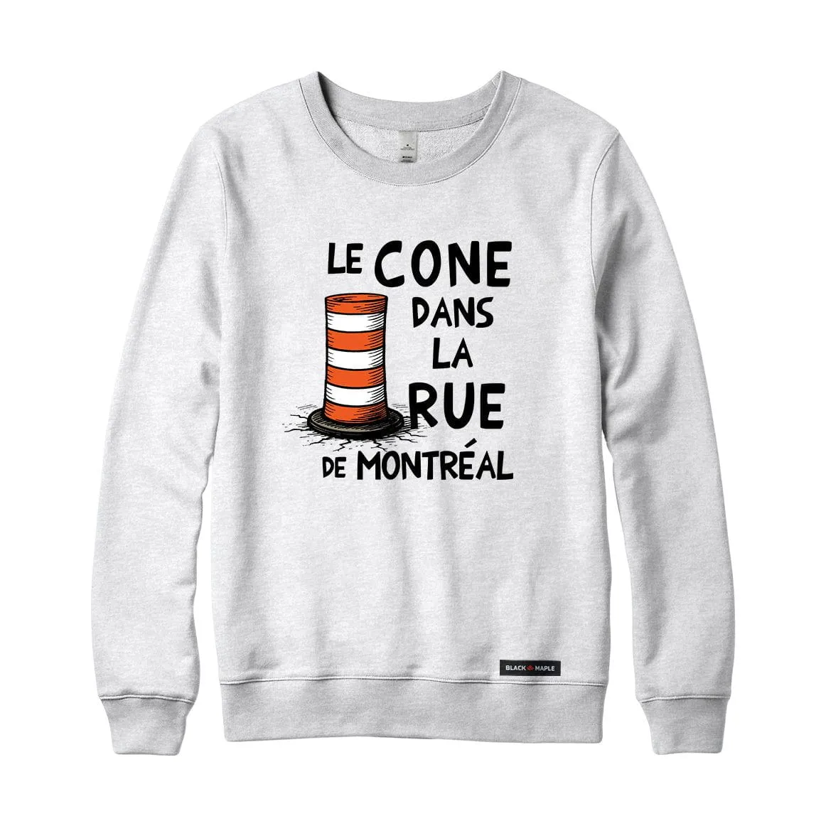 Le Cone Dans La Rue Sweatshirt sold by Black Maple Trading product image thumbnail 2