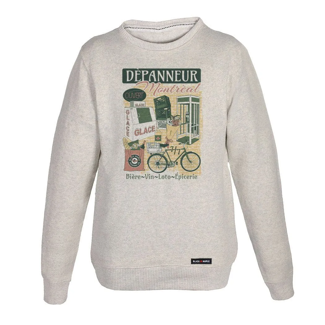Depanneur Collage Nantucket Sweatshirt sold by Black Maple Trading