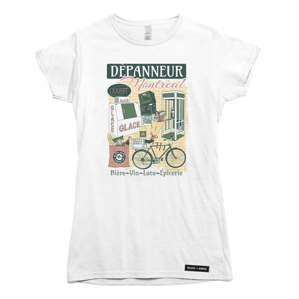 Depanneur Collage T-shirt sold by Black Maple Trading product image thumbnail 2