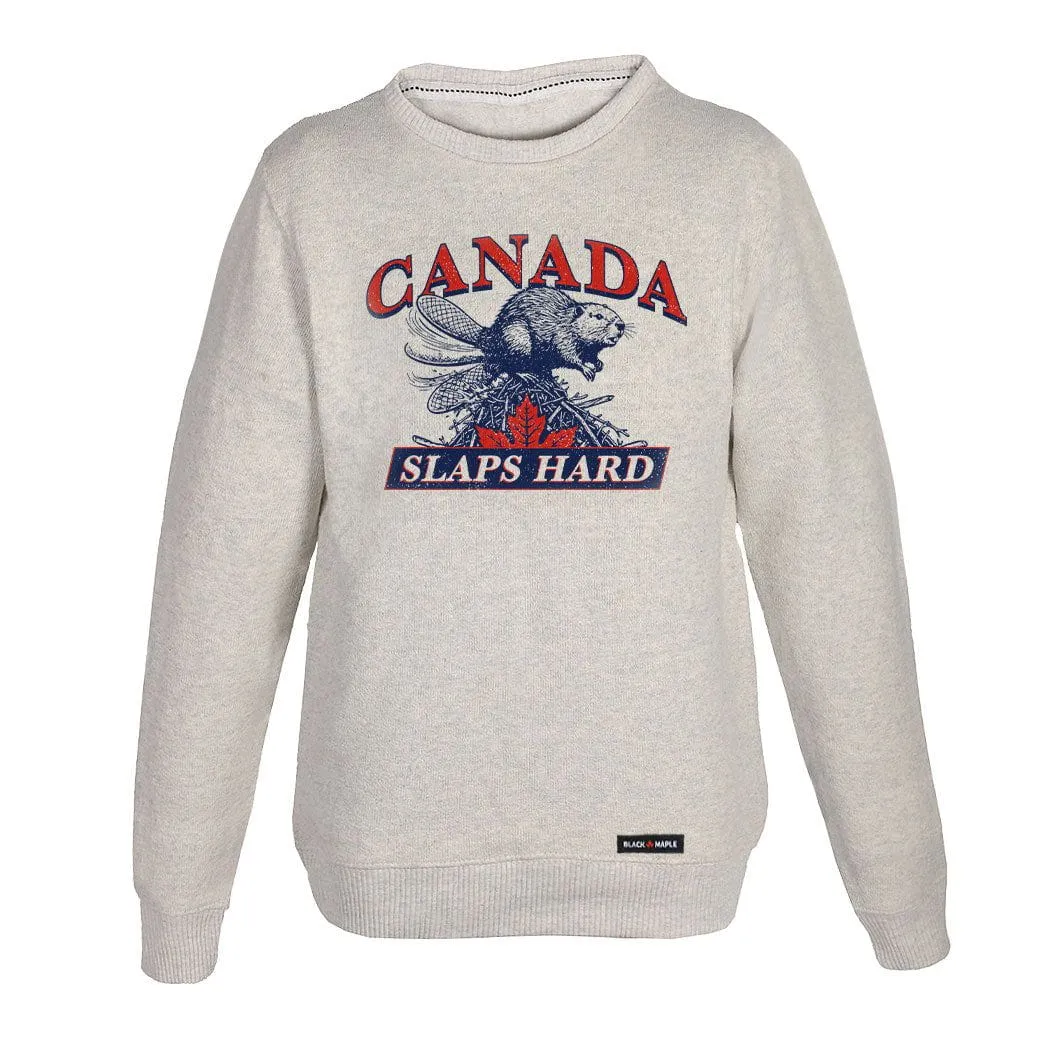 Canada Slaps Hard Beaver Nantucket Sweatshirt or Hoodie sold by Black Maple Trading