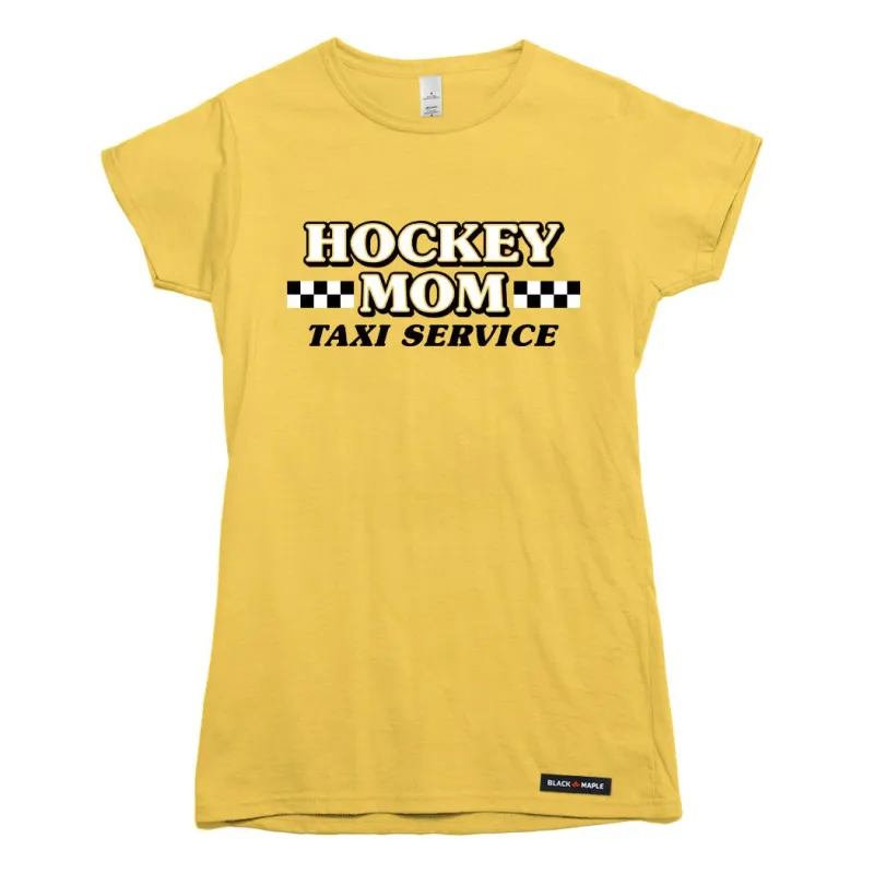 Hockey Mom Taxi Service T-shirt sold by Black Maple Trading