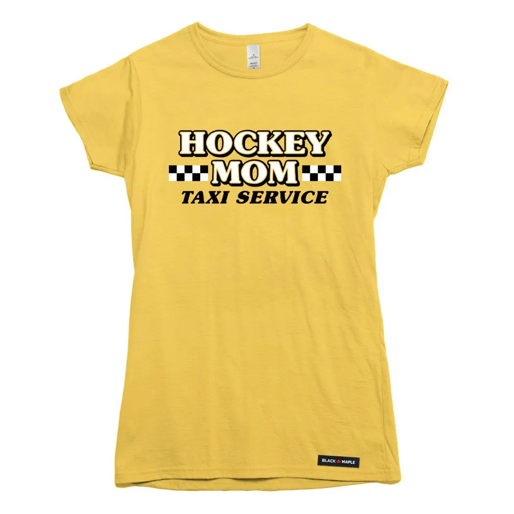 Hockey Mom Taxi Service T-shirt sold by Black Maple Trading