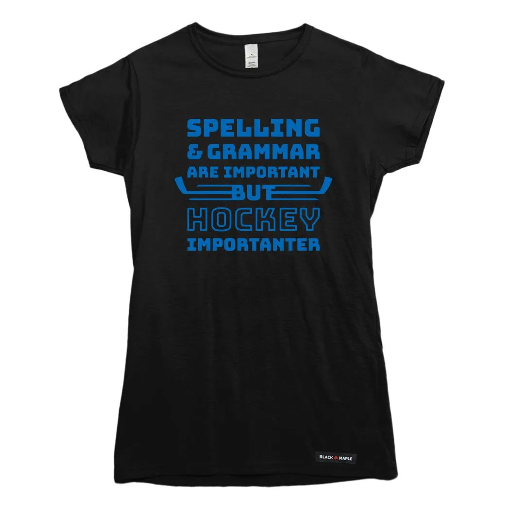 Hockey Importanter T-shirt sold by Black Maple Trading product image thumbnail 3