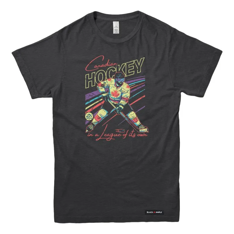 Canadian Hockey Player T-shirt sold by Black Maple Trading