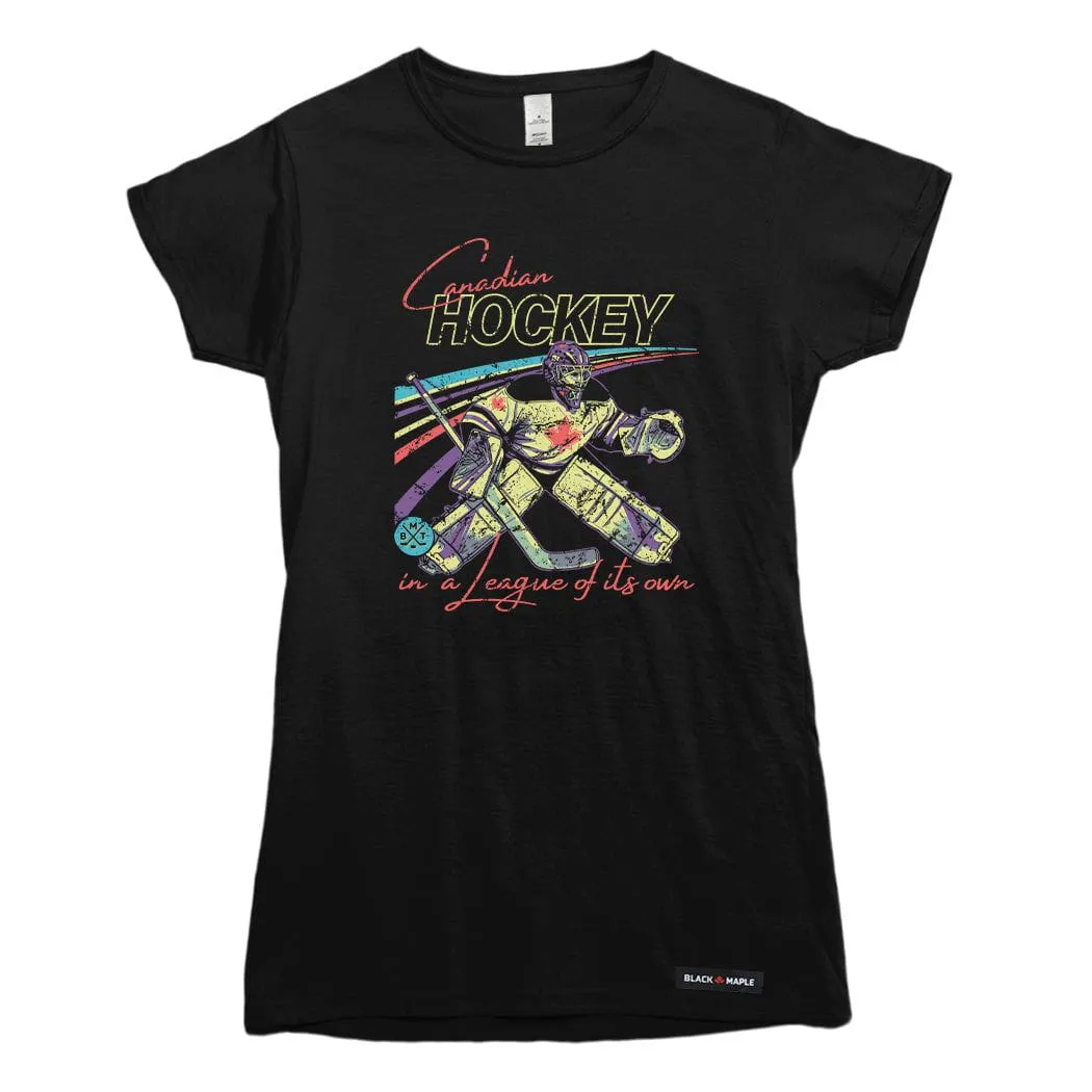 Canadian Hockey Goalie T-shirt sold by Black Maple Trading product image thumbnail 3