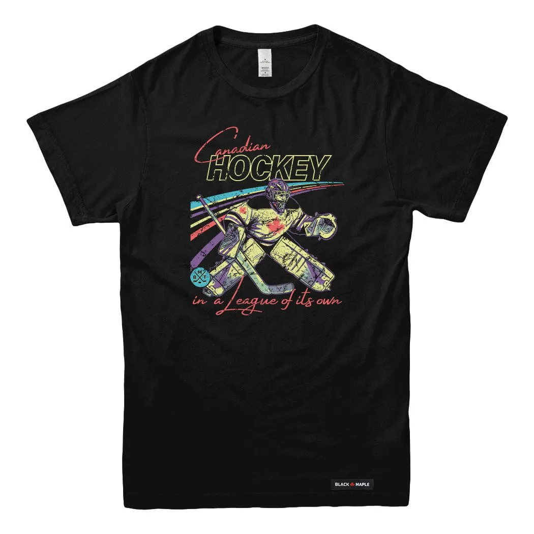 Canadian Hockey Goalie T-shirt sold by Black Maple Trading