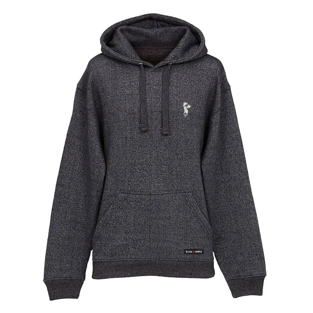 Running Moose Embroidery Nantucket Hoodie sold by Black Maple Trading