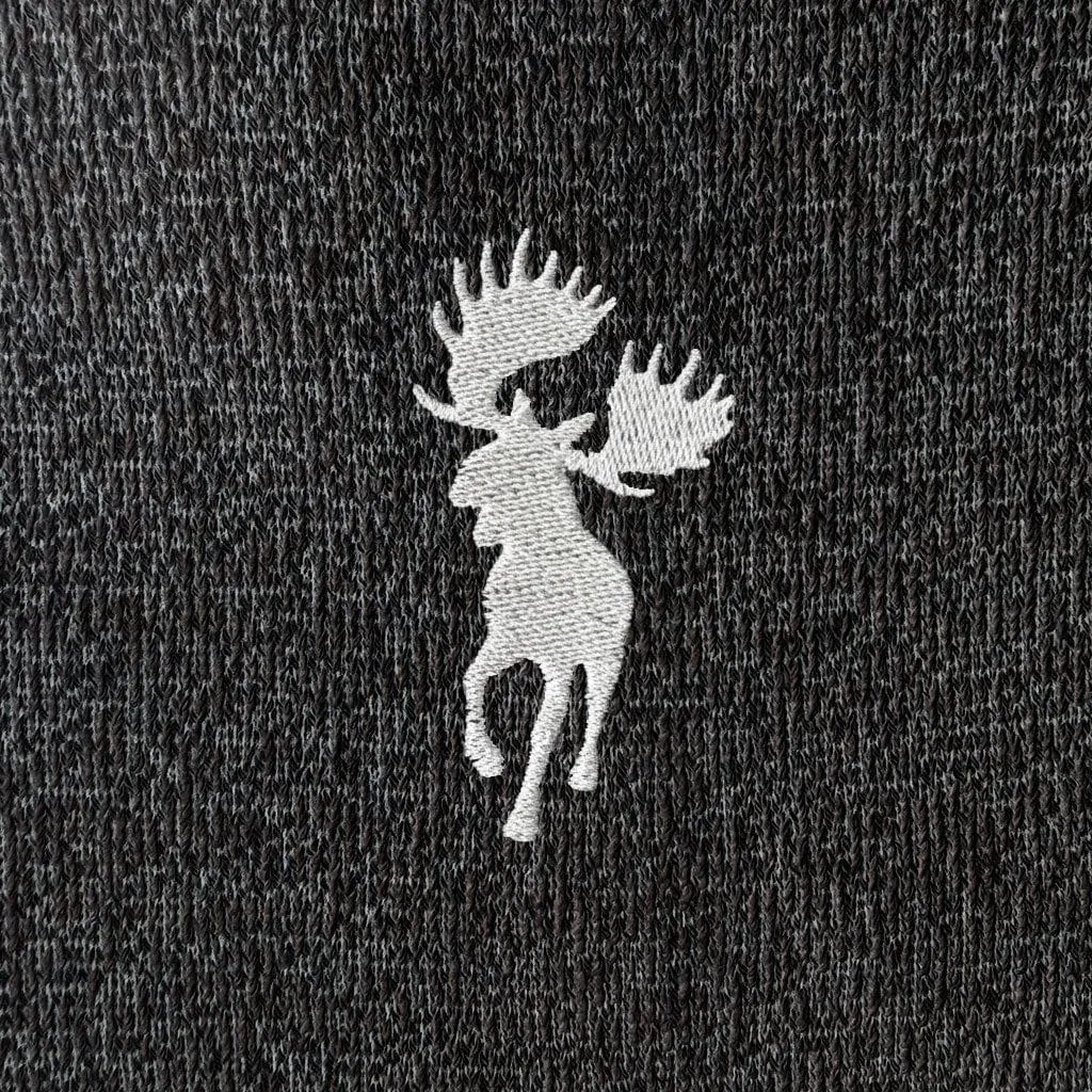 Running Moose Embroidery Nantucket Hoodie sold by Black Maple Trading product image thumbnail 2