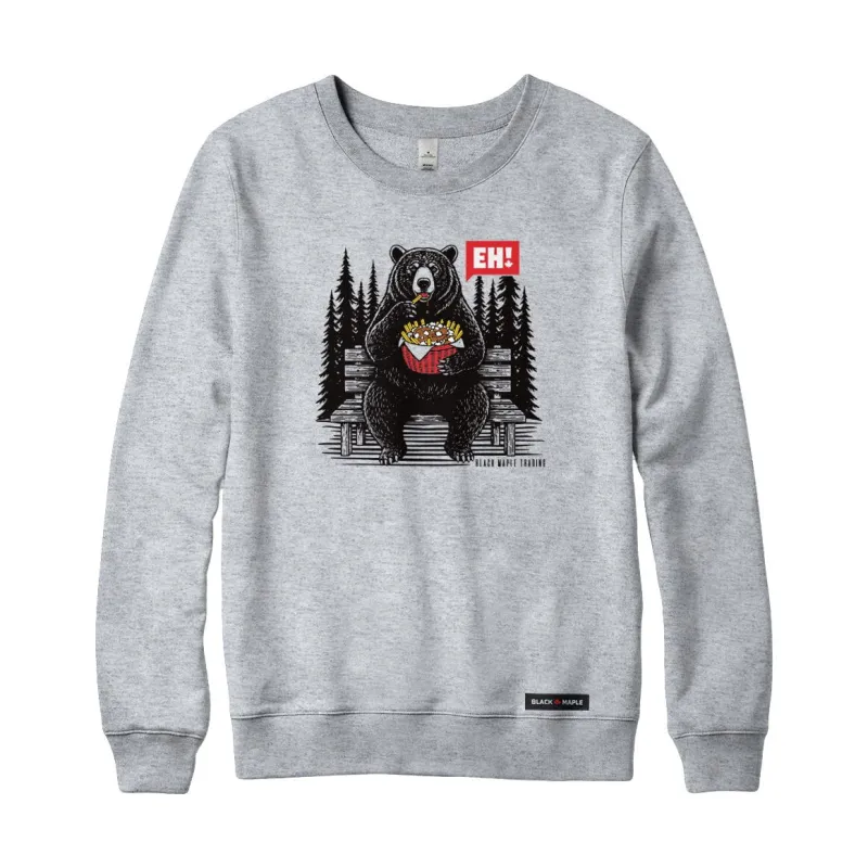 Eh! Bear Poutine Sweatshirt or Hoodie sold by Black Maple Trading