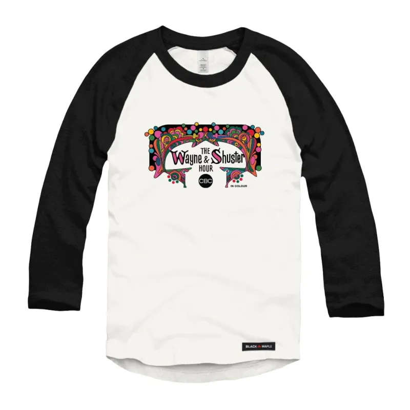 The Wayne and Shuster Show Raglan Baseball Shirt sold by Black Maple Trading