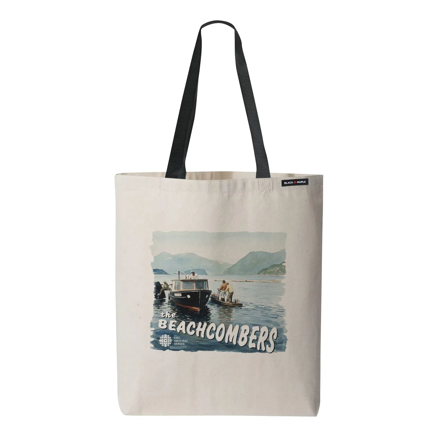 The Beachcombers Watercolour Tote Bag sold by Black Maple Trading