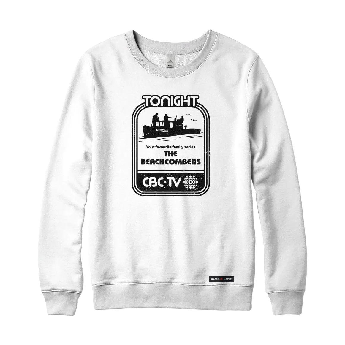The Beachcombers Retro Ad Sweatshirt or Hoodie sold by Black Maple Trading product image thumbnail 2
