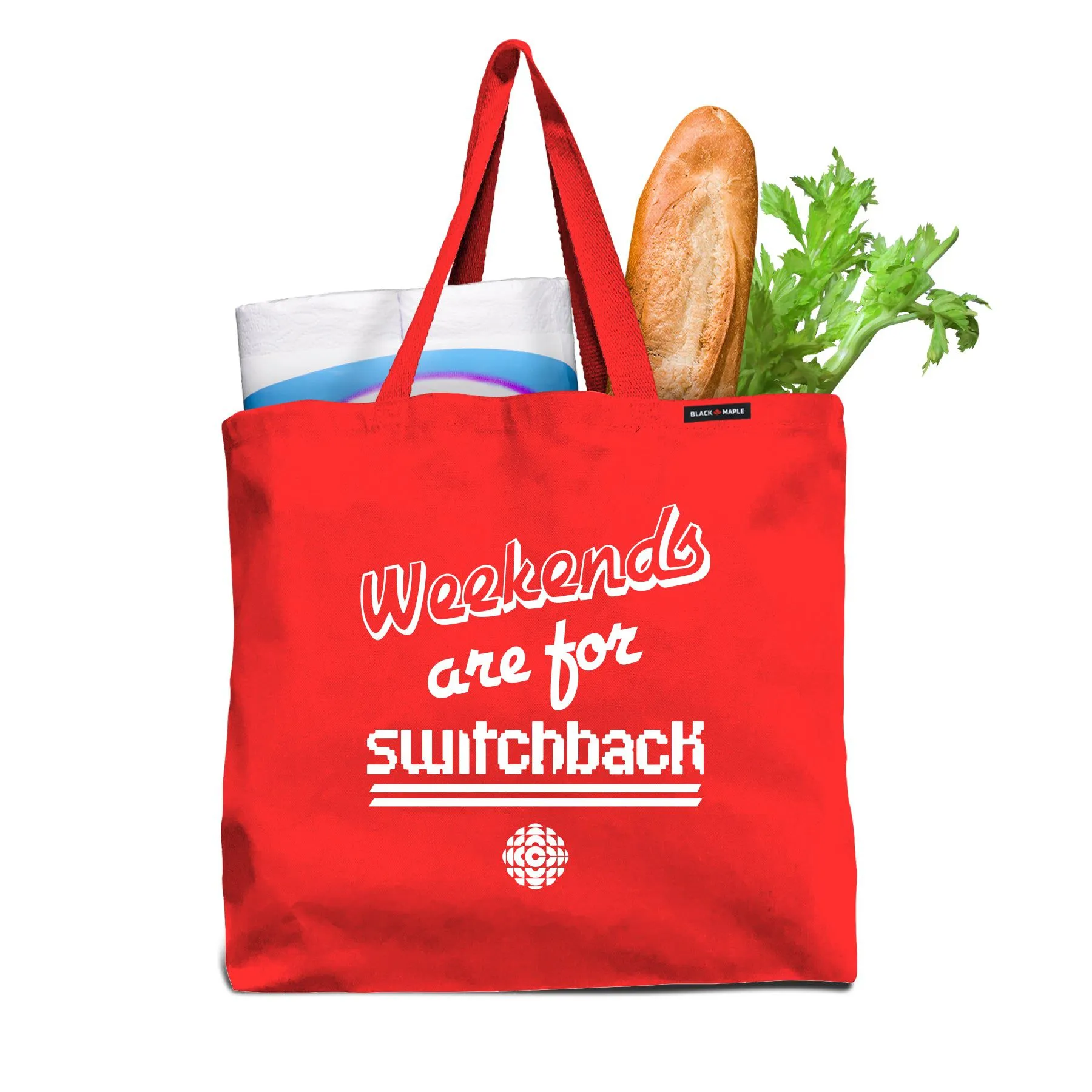 Weekends are for Switchback Tote Bag sold by Black Maple Trading product image thumbnail 2
