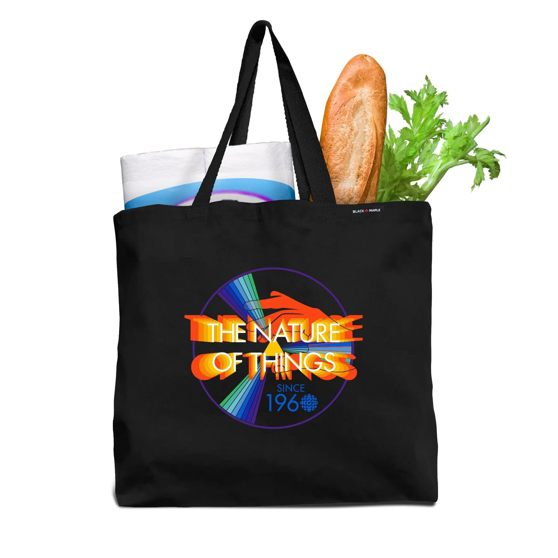 The Nature of Things 1983 TV Intro Tote Bag sold by Black Maple Trading product image thumbnail 2