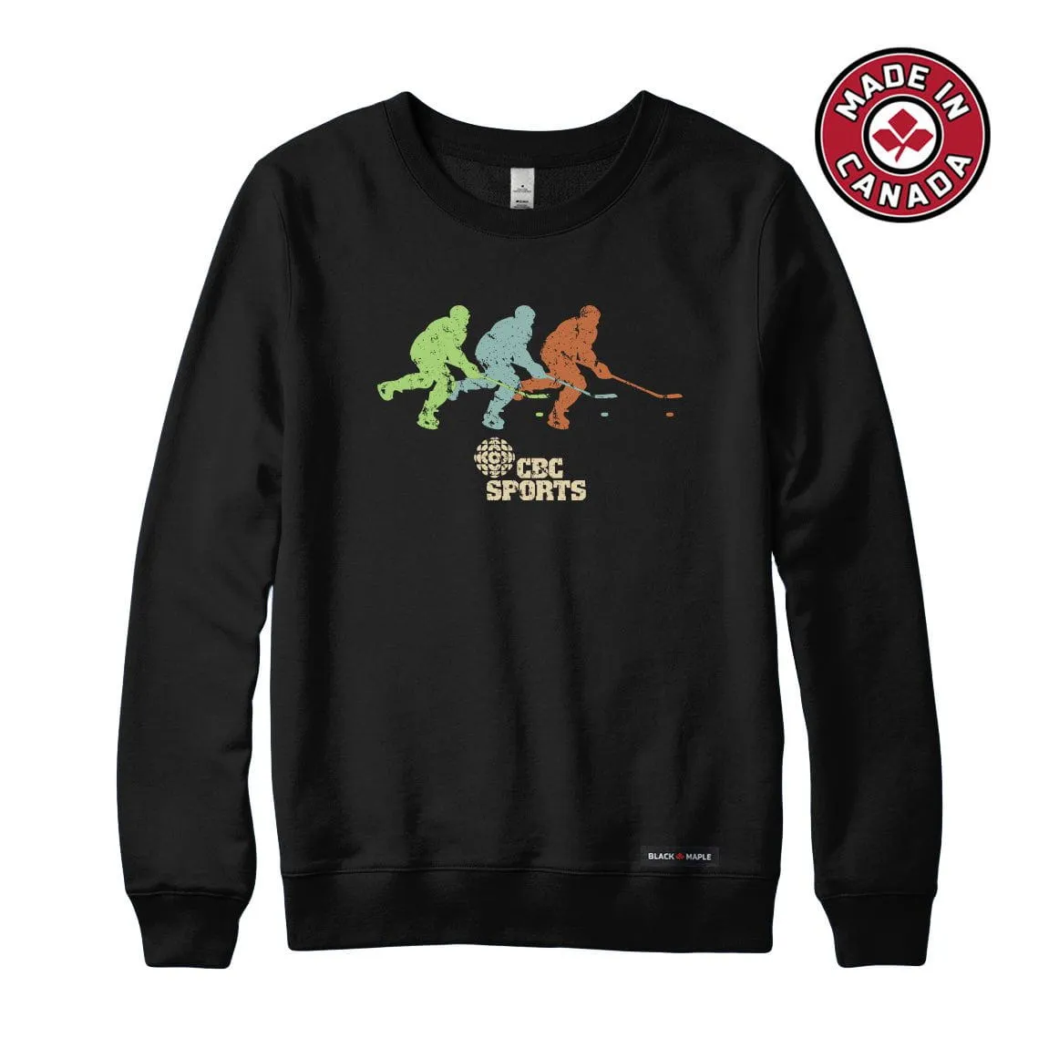 80s Hockey Promo CBC Sports Sweatshirt or Hoodie sold by Black Maple Trading product image thumbnail 5