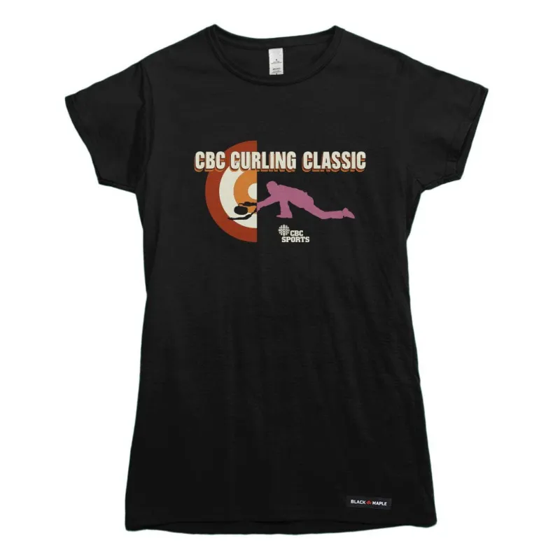80s Curling Classic CBC Sports T-shirt sold by Black Maple Trading