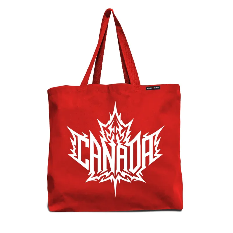 Canada Hardcore Tote Bag made by Black Maple Trading