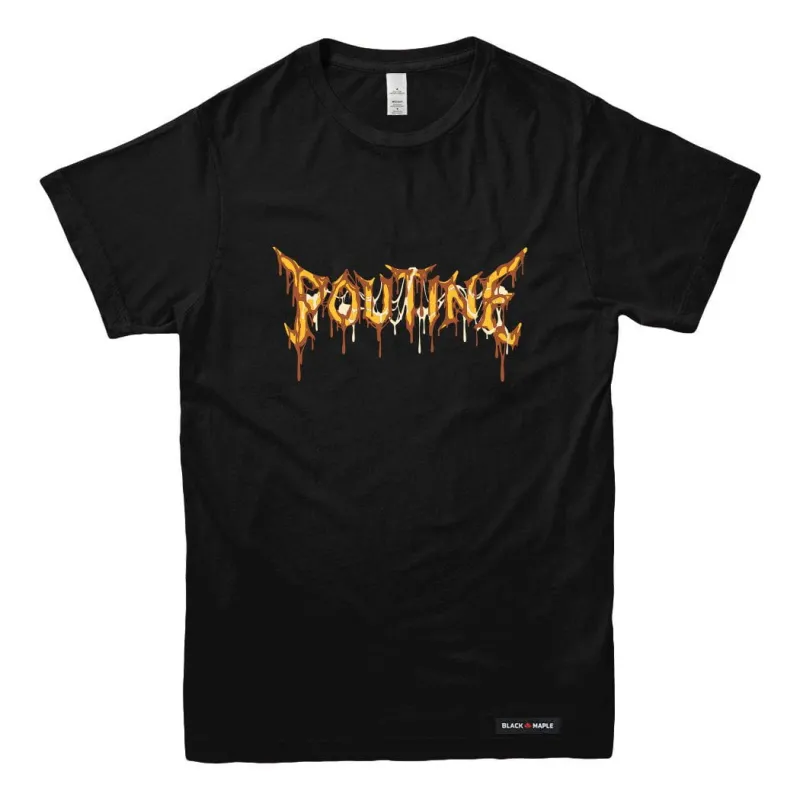 Hardcore Poutine T-shirt sold by Black Maple Trading