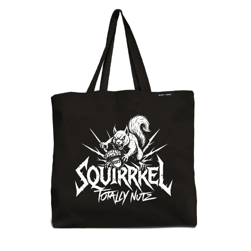 Squirrrel Totally Nuts Tote Bag sold by Black Maple Trading
