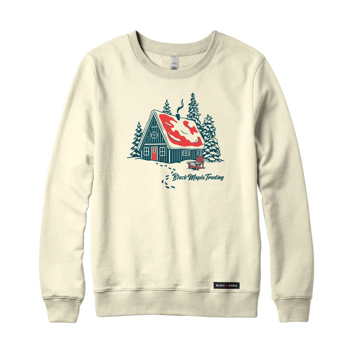 Cozy Canadian Cottage Sweatshirt or Hoodie sold by Black Maple Trading product image thumbnail 3