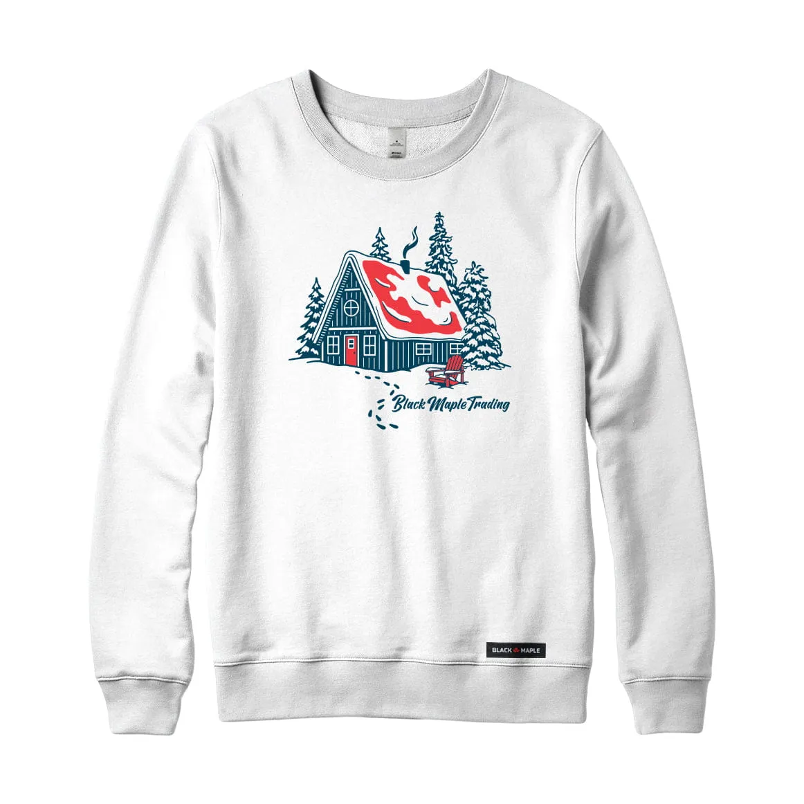 Cozy Canadian Cottage Sweatshirt or Hoodie sold by Black Maple Trading product image thumbnail 2
