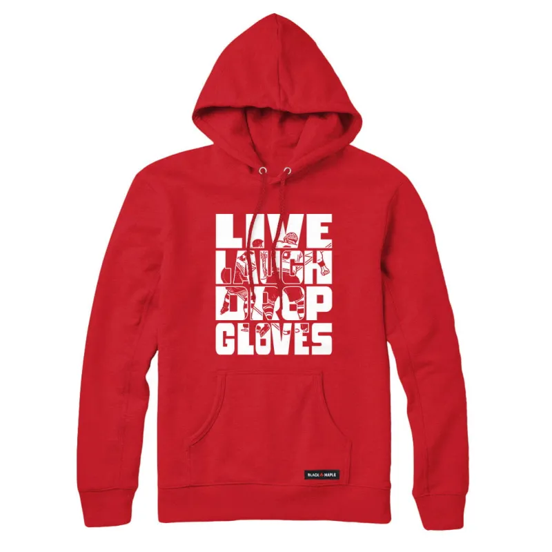 Live Laugh Drop Gloves Sweatshirt or Hoodie sold by Black Maple Trading