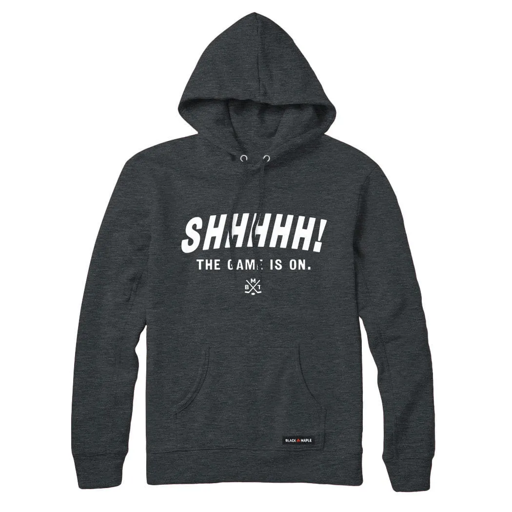 Shhhhh the game is on Sweatshirt or Hoodie sold by Black Maple Trading product image thumbnail 4