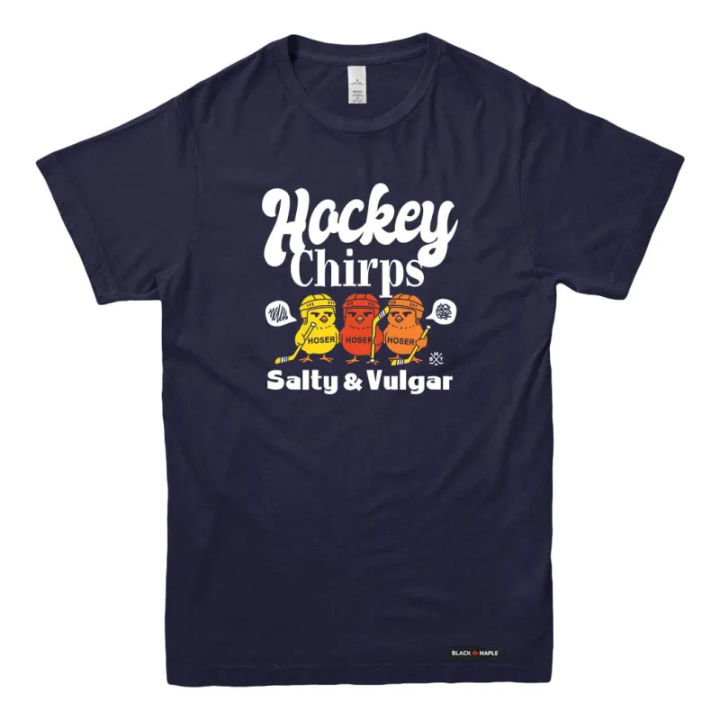 Hockey Chirps T-shirt sold by Black Maple Trading