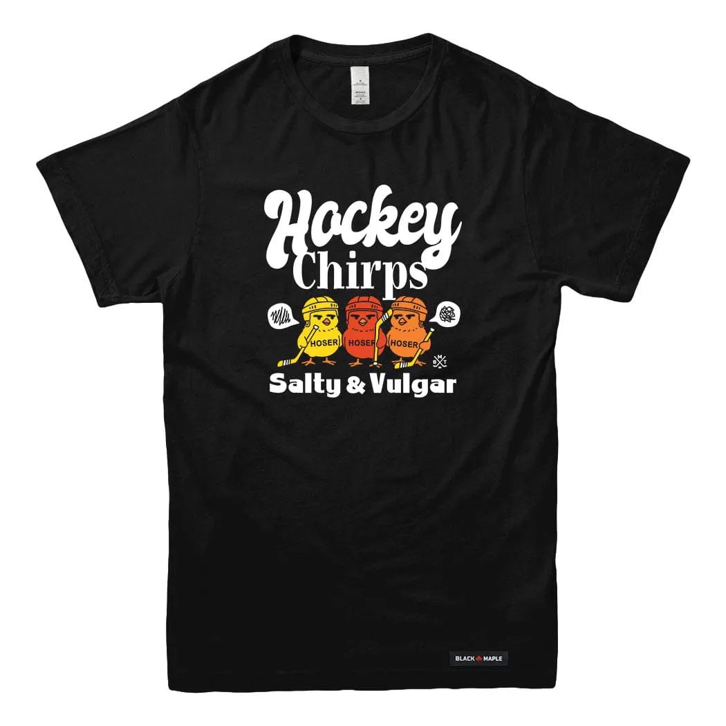 Hockey Chirps T-shirt sold by Black Maple Trading product image thumbnail 3