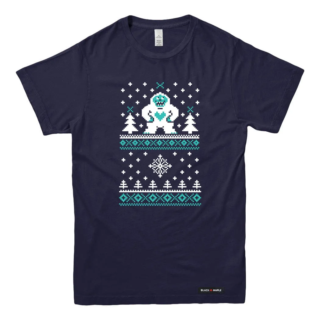 Ugly Knitted Yeti T-shirt sold by Black Maple Trading