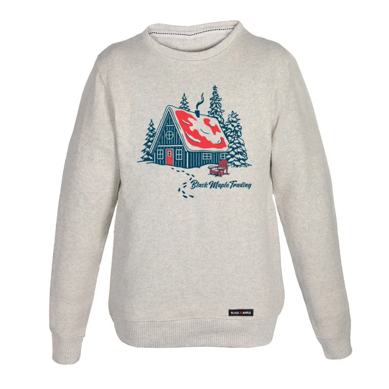 Cozy Canadian Cottage Nantucket Sweatshirt or Hoodie sold by Black Maple Trading