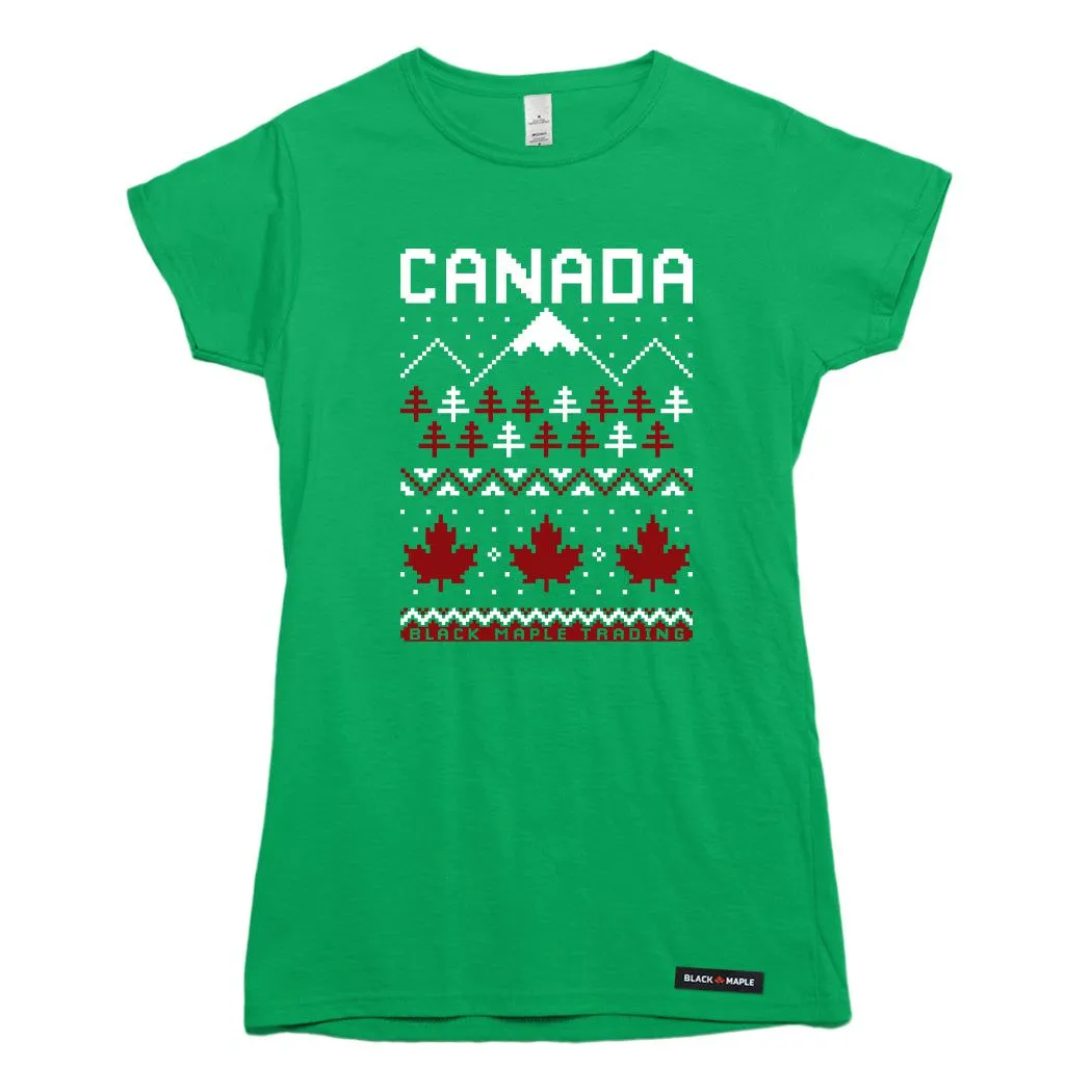 Canada Ugly Knitted T-shirt sold by Black Maple Trading product image thumbnail 3