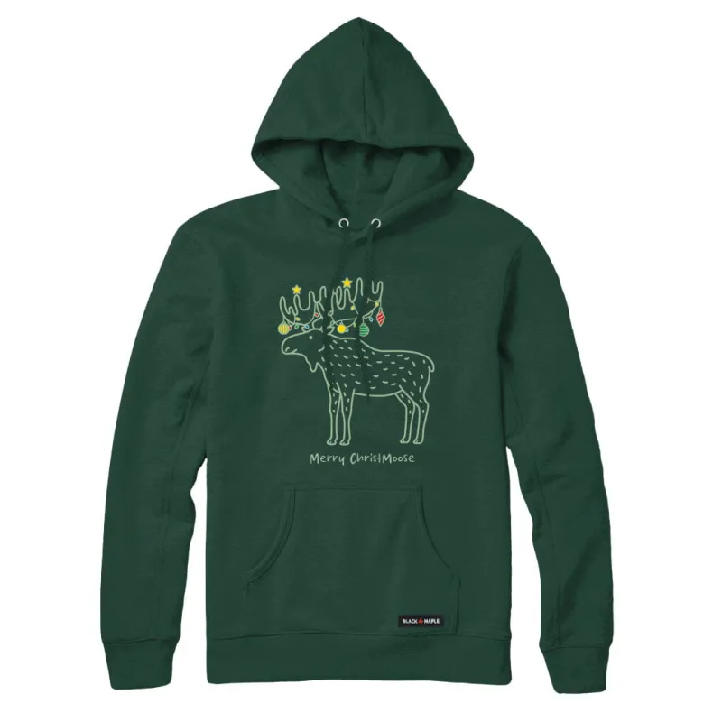 Merry ChristMoose Sweatshirt or Hoodie sold by Black Maple Trading