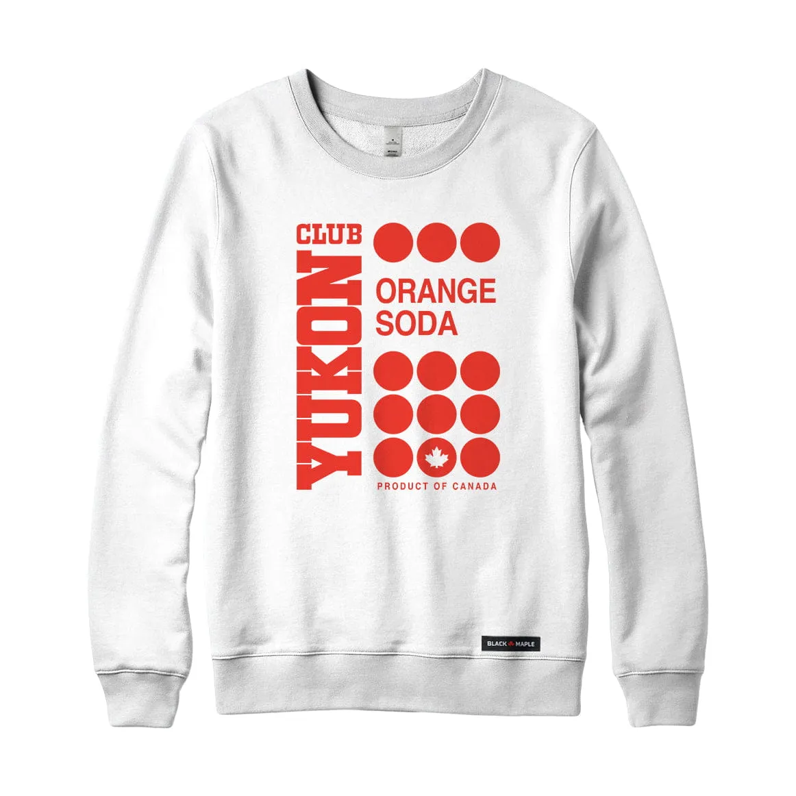 Yukon Club Orange Soda Crewneck Sweatshirt sold by Black Maple Trading product image thumbnail 2