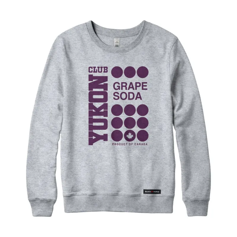 Yukon Club Grape Soda Crewneck Sweatshirt sold by Black Maple Trading