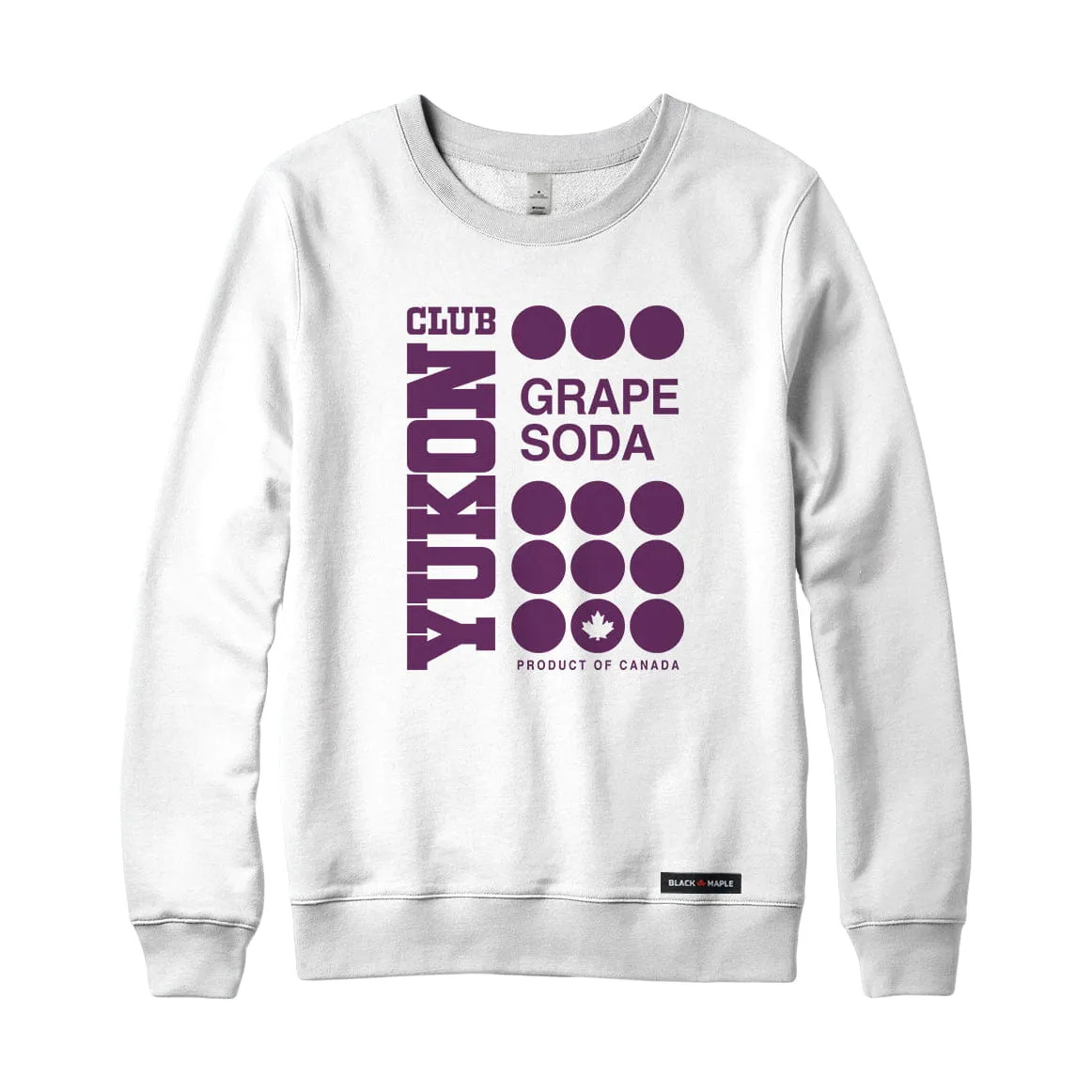 Yukon Club Grape Soda Crewneck Sweatshirt sold by Black Maple Trading product image thumbnail 2